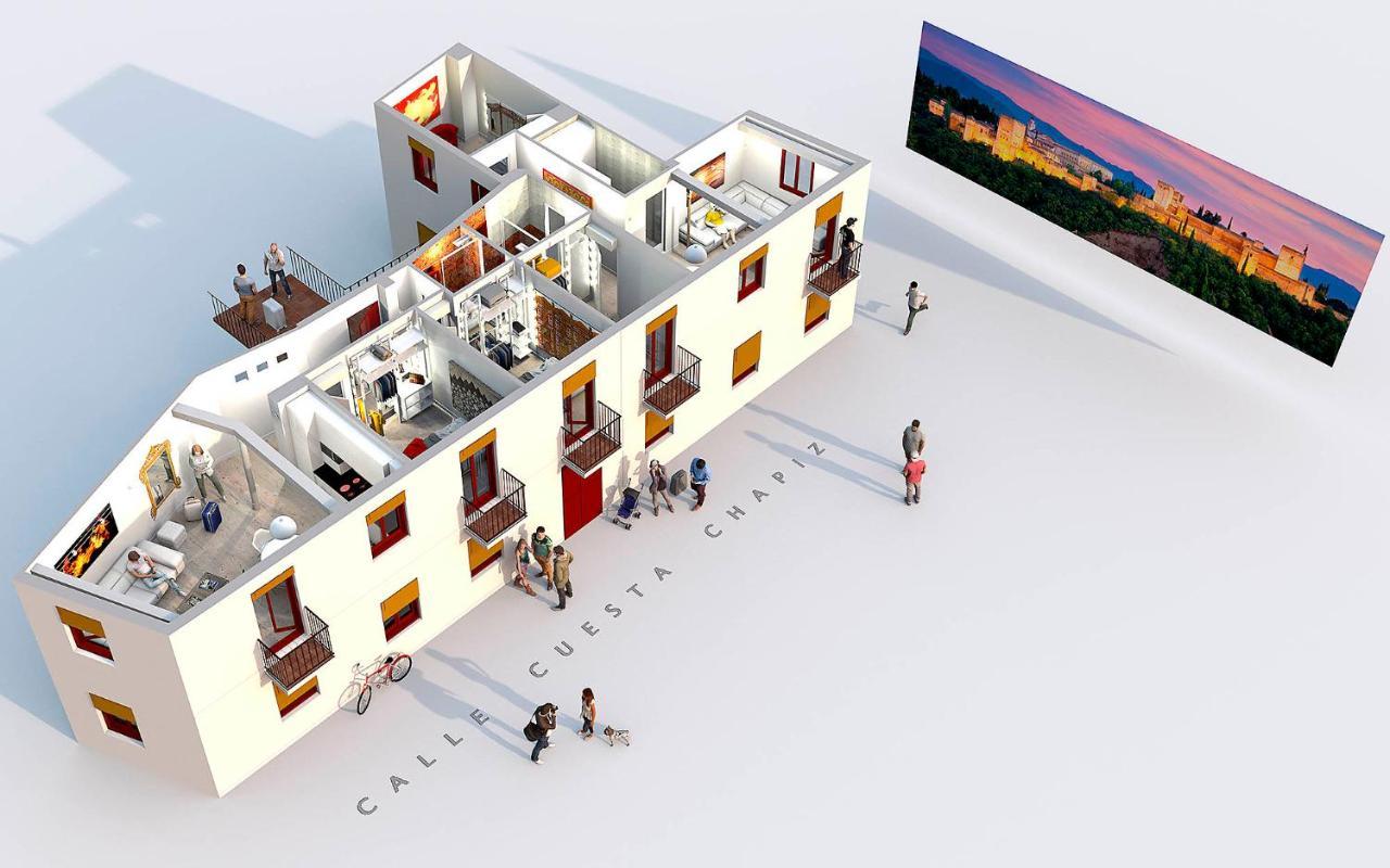 Art Chapiz Apartments Granada Exterior photo